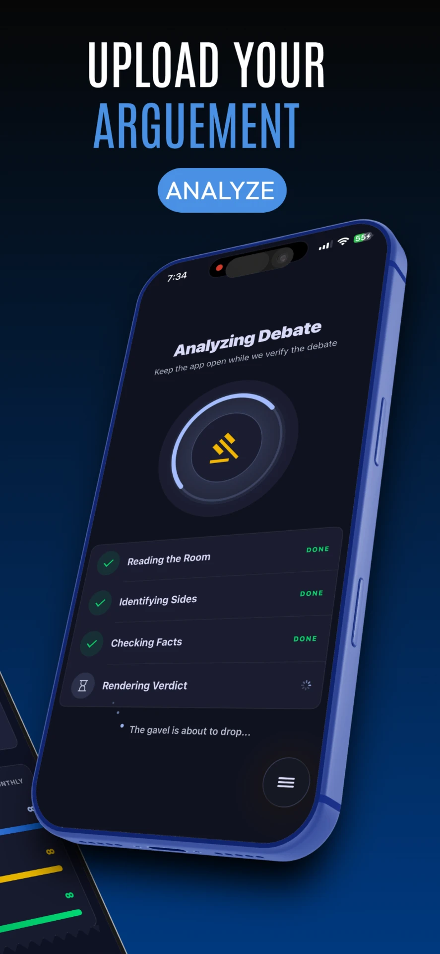 Upload your argument for AI analysis